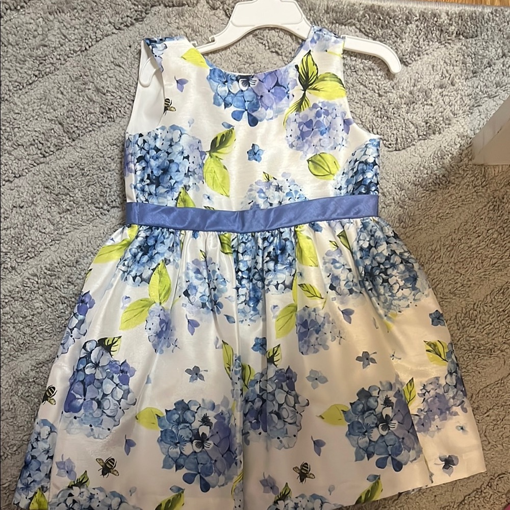 Gymboree White and Cream Sleeveless A-Line Sundress